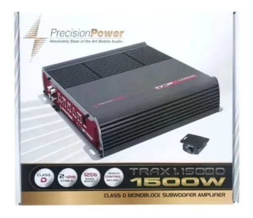 comprar Amplificdor Clase D Precision Power 1500 Watts  Trax1.1500d