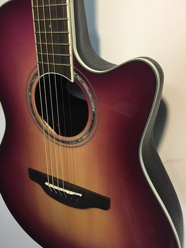 Guitarra Electroacustica Ovation Celebrity Standard Cs28 Color Magneta Purple Burst