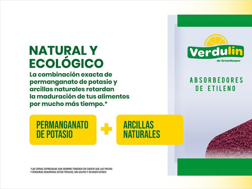 Imagen 3 de 7 de Conservadores Filtros Frutas Verduras Retrasador Maduración