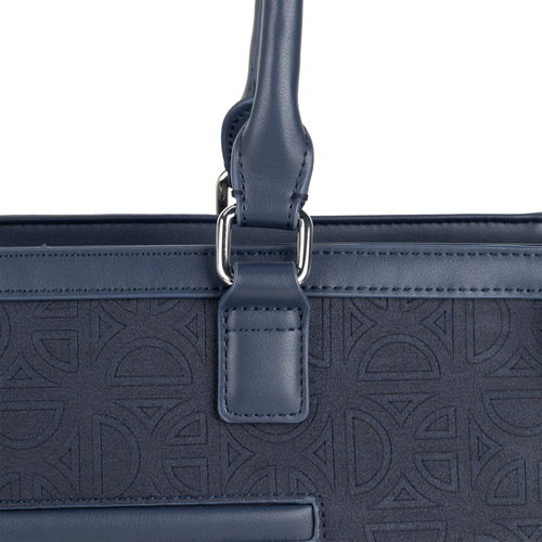 Bolsa Tote Cloe Oreli Grande Color Azul marino