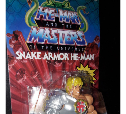 Masters Of The Universe Snake Armor He-man Mattel Unpunched (Usado)