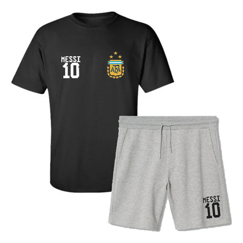 Conjunto Remera + Short - Argentina Afa - Futbol - Logos