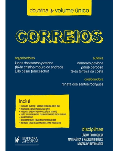 Livro Correios - Doutrina Volume Unico