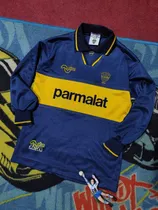 Comprar Camiseta Boca Jrs Olan 1993 Mangas Largas Maradona Parmalat