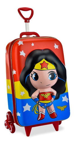 Mochilete Friends Mulher Maravilha 3d Mochila Escolar Maxtoy