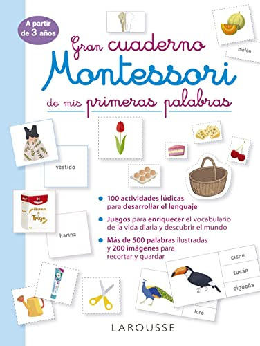 Gran Cuaderno Montessori De Mis Primeras Palabras - Editions