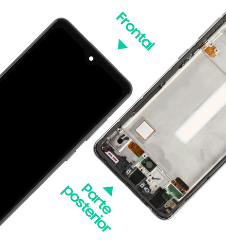 Pantalla Táctil Oled De La Marca Agcut Con Marco Para Samsung Galaxy A52 5g Sm-a526b, Sm-a526b/ds, Sm-a5260, Sm-a526w, Sm-a526u, Sm-a526u1 (compatible Con Huella Digital)
