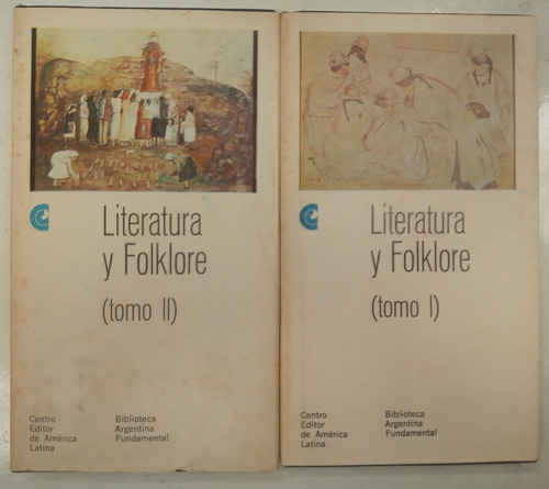 Literatura Y Folclore 1 Y 2 Biblioteca Argentina Fundamental