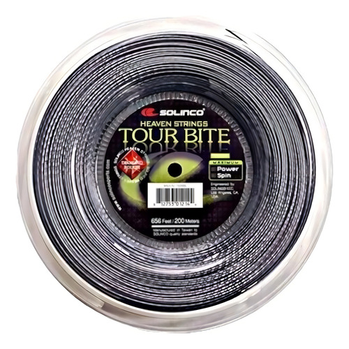 Cuerda Solinco Tour Bite Diamond Rough 16 L Rollo De 200 Mts