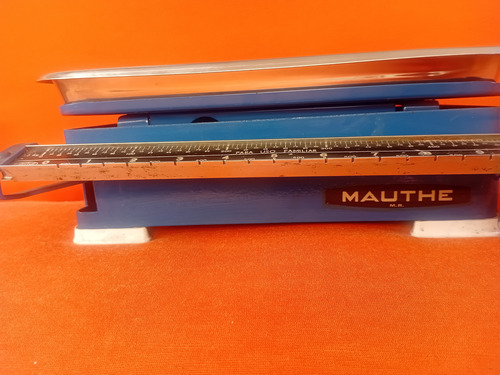 Antigua Balanza Marca Mauthe Para Uso Familiar, Funciona (Usado)