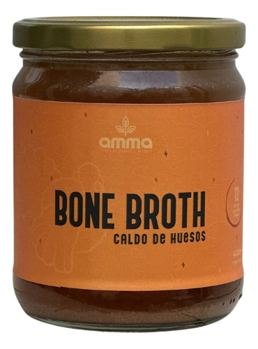 Caldo De Huesos Pavo 400ml Bone Broth Amma Orgánico