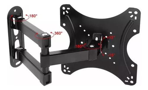 Imagen 2 de 6 de Base Para Tv Led 3d Gira Articulada 26 Hasta 43 Pulgadas