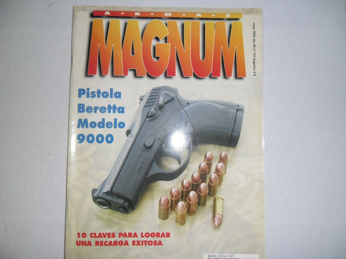 Revista Magnum 152 Pistola Beretta Modelo 9000