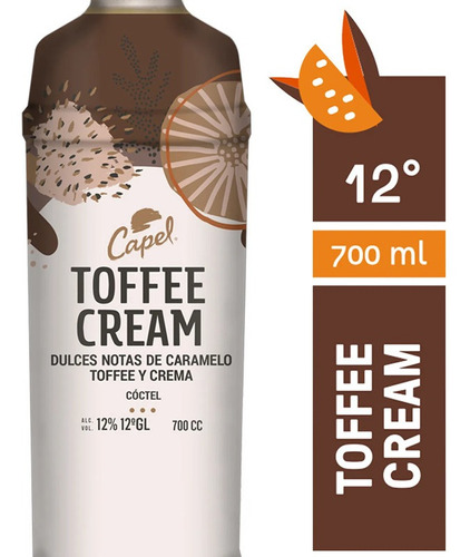 Coctel Capel Drinks Toffee Creams 700 Cc  (1 Unidades)-super