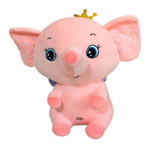 Elefante Rosa Pelúcia Grande Squish A Palz - Toyng 046672