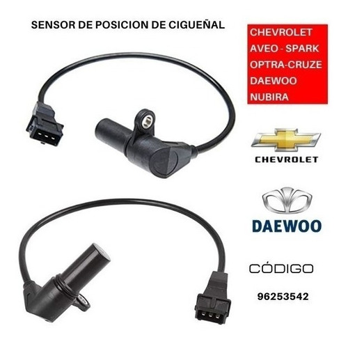 Sensor Posicion De Cigüeñal Chevrolet Nubira 1.6l 2005-2011