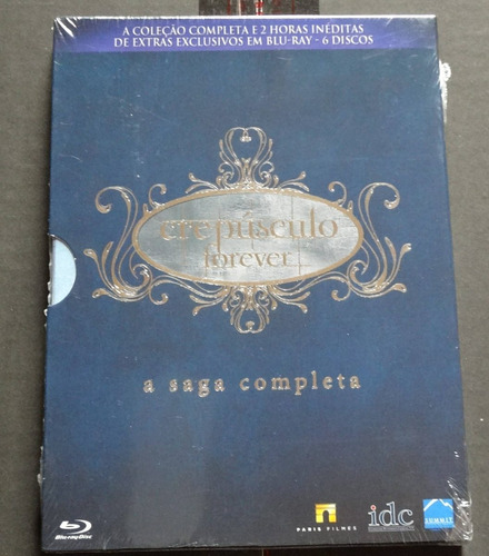 Crepúsculo Saga Completa Forever - Box Blu-ray 5 Filmes Novo