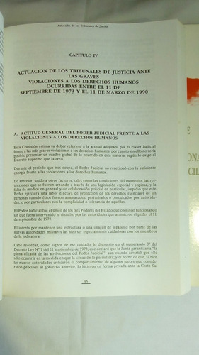 Informe De La Comisión Nacional De Verdad Y Reconciliación (Usado)