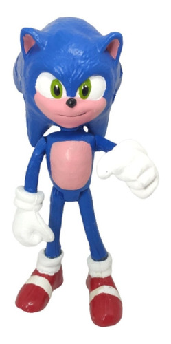 Sonic 2 Figura Pelicula Azul Articulado The Hedgehog Erizo