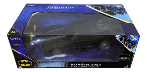 Veículo Batmóvel 2022 Rádio Controle - Candide 9043 Preto
