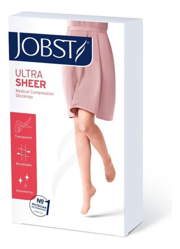 Media Compresiva Jobst  Talla S Punta Cerrada Honey