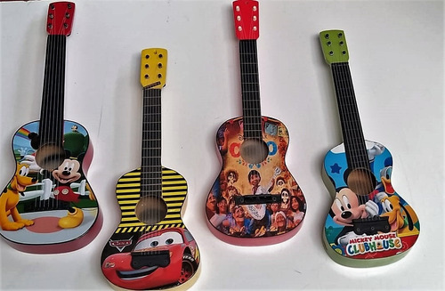 Guitarra Infantil Madera Disney, Coco, Toy Story Y Mas 