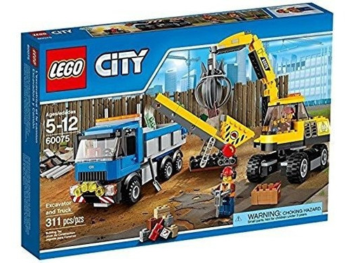 Set Construcción Lego City Demolición Excavadora Y