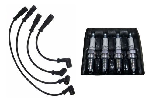 Kit Juego Cables Y Bujias 1.4 Evo Fiat Original 