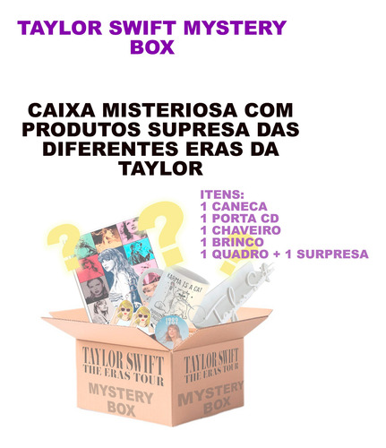 Mystery Box Caixa Misteriosa Taylor Swift Eras Tour