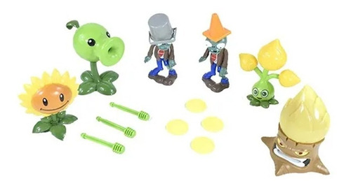 Imagen 1 de 5 de Juego Plantas Vs Zombies Colección Muñecos Juegos Infantil