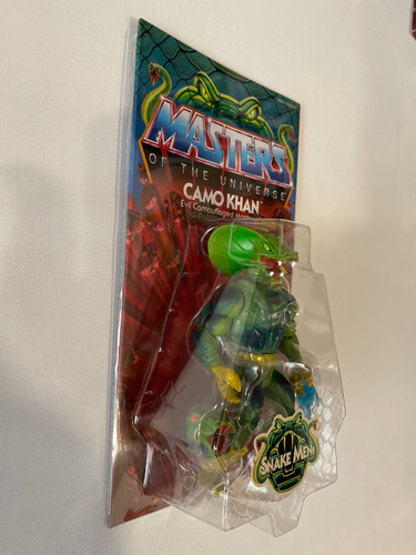 Camo Kahn Motu Origins Mattel Creations Exclusive Unpunched (Usado)