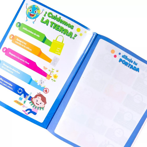 Cuaderno Profesional100h Norma Color 360 Cosido Cuadro 5mm P