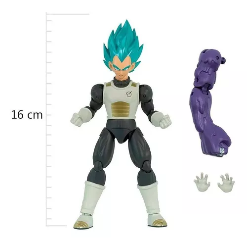 Boneco Articulado Dragon Ball Super Sayadin Blue Goku Fun