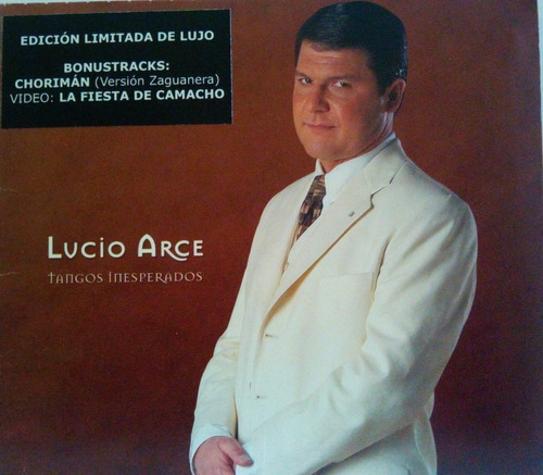 Cd Lucio Arce  Tangos Inesperados  