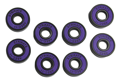 8 Piezas Abec-11 Cojinetes De Púrpura Púrpura 22 Mm