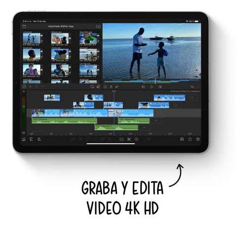 iPad Air 10.9 (4ta Generación) Wi-fi - 64 Gb - Gris Espacial