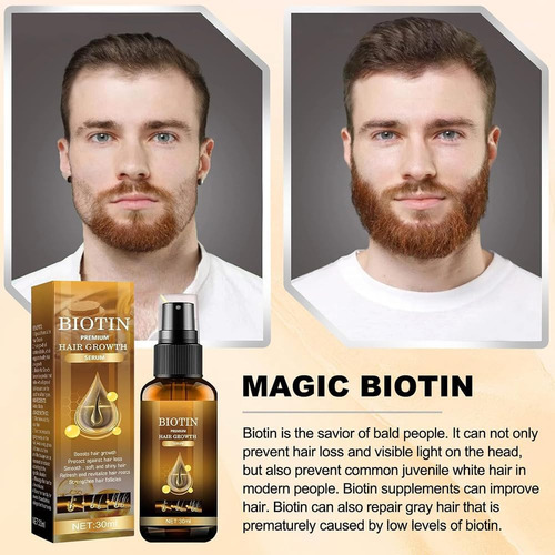 Yan Soro De Crescimento Capilar Premium De Biotina, Biotina