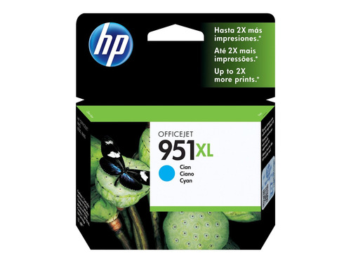 Cartucho Hp (951xl) Cyan (cn046al)