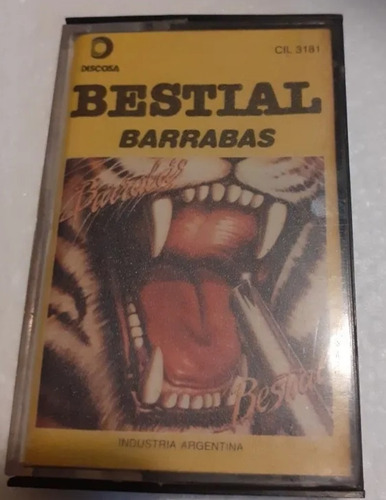 Barrabas Cassette Bestial  1982