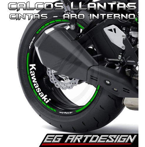 Cintas Reflectivas - Aro Interno Llantas Kawasaki Ninja