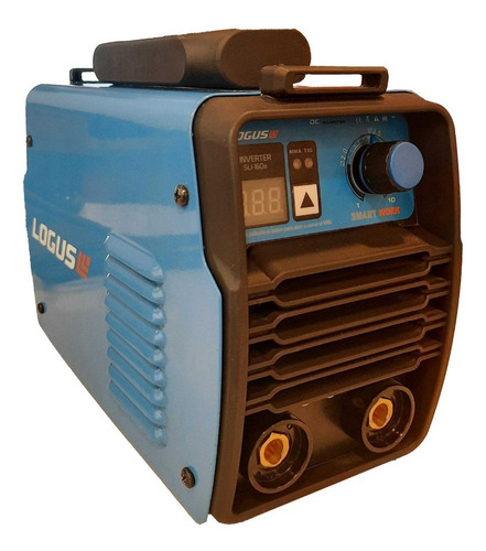 Soldadora Inverter Logus 160amp 2en1 + Mascara Color Azul