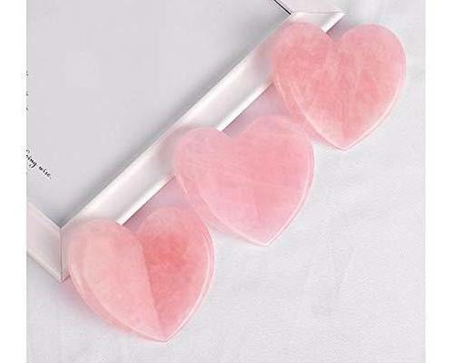 Imagen 3 de 8 de Cuidado Facial Cristal Curativo Cuarzo Rosa Corazón Amor He