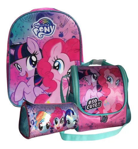 Escolar My Little Pony Lonchera Y Estuche