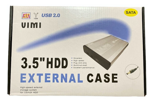 Case Gabinete Usb Para Disco Duro 3.5 Sata Con Envio Gratis