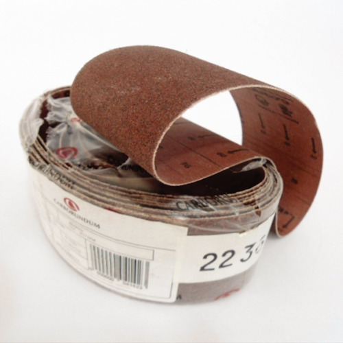 Imagen 2 de 2 de Lija De Banda Carborundum 4x24 #80 3523-920 Calidad Lijar