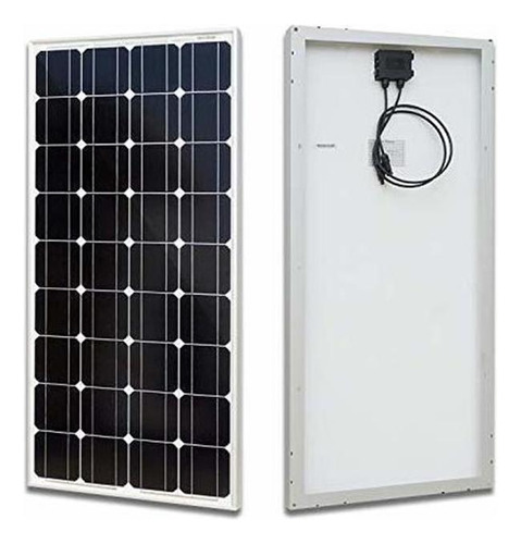 Eco-digna 100 Vatios Panel Solar Monocristalino De 12 Voltio