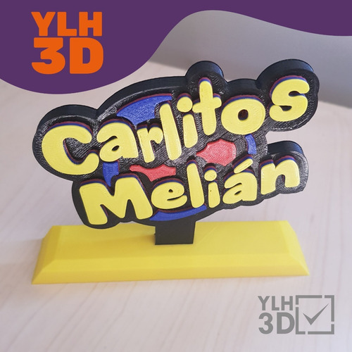 Cartel Adorno De Escritorio Ylh3d | Ml