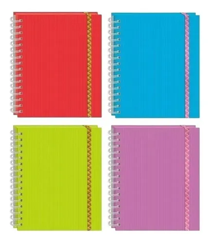 comprar Libreta Tamaño Book 100 Hojas Libreta Tamaño Frances 4 Pzas