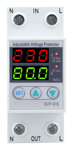 Protector Voltaje 100-130 V Ca Interruptor Rele Corriente