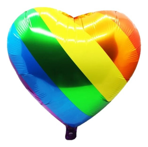 Globos Corazon Multicolor Lgtbi